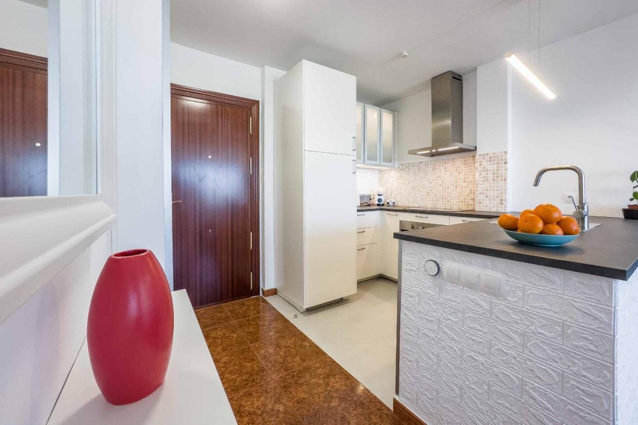 בנאלמדנה Apartamento Acogedor, Terraza, Piscina Y Mar מראה חיצוני תמונה