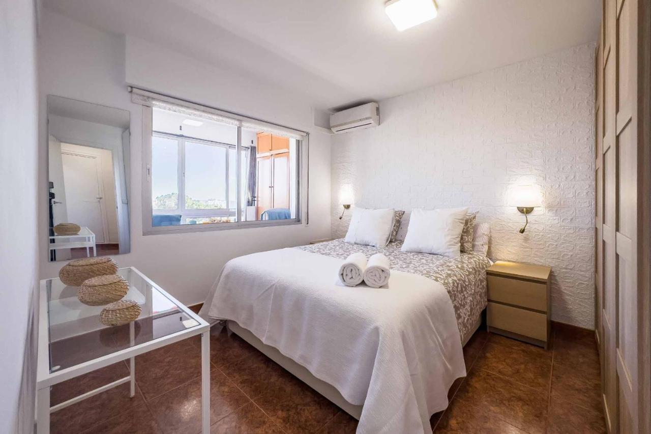 בנאלמדנה Apartamento Acogedor, Terraza, Piscina Y Mar מראה חיצוני תמונה